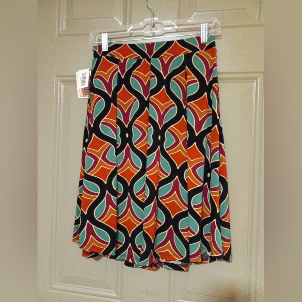 NWT Lularoe Madison  multi-colored Woman Skirt Size S